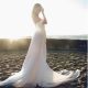 Beach goddess wedding dress