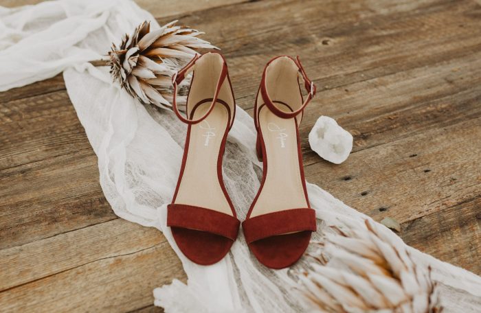 Low heel dress sandals for wedding