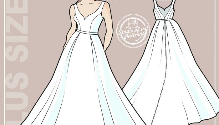 Plus Size Wedding Dress Sewing Patterns