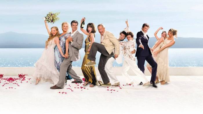 Mamma mia movie wedding dress