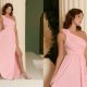 Hot pink dress for wedding guest