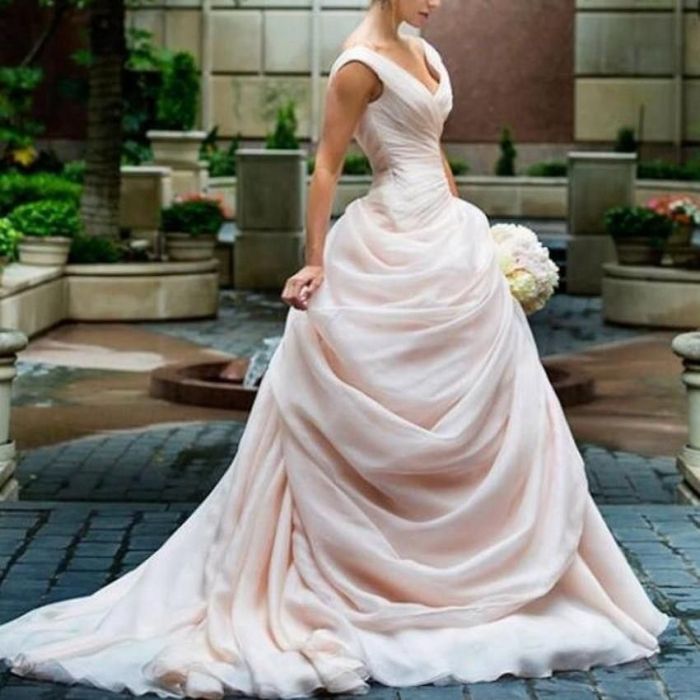 Bustle wedding dress gown styles dresses over bridal gowns alterations